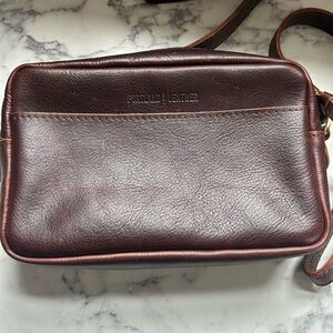 Portland Leather camera Bag coldbrew